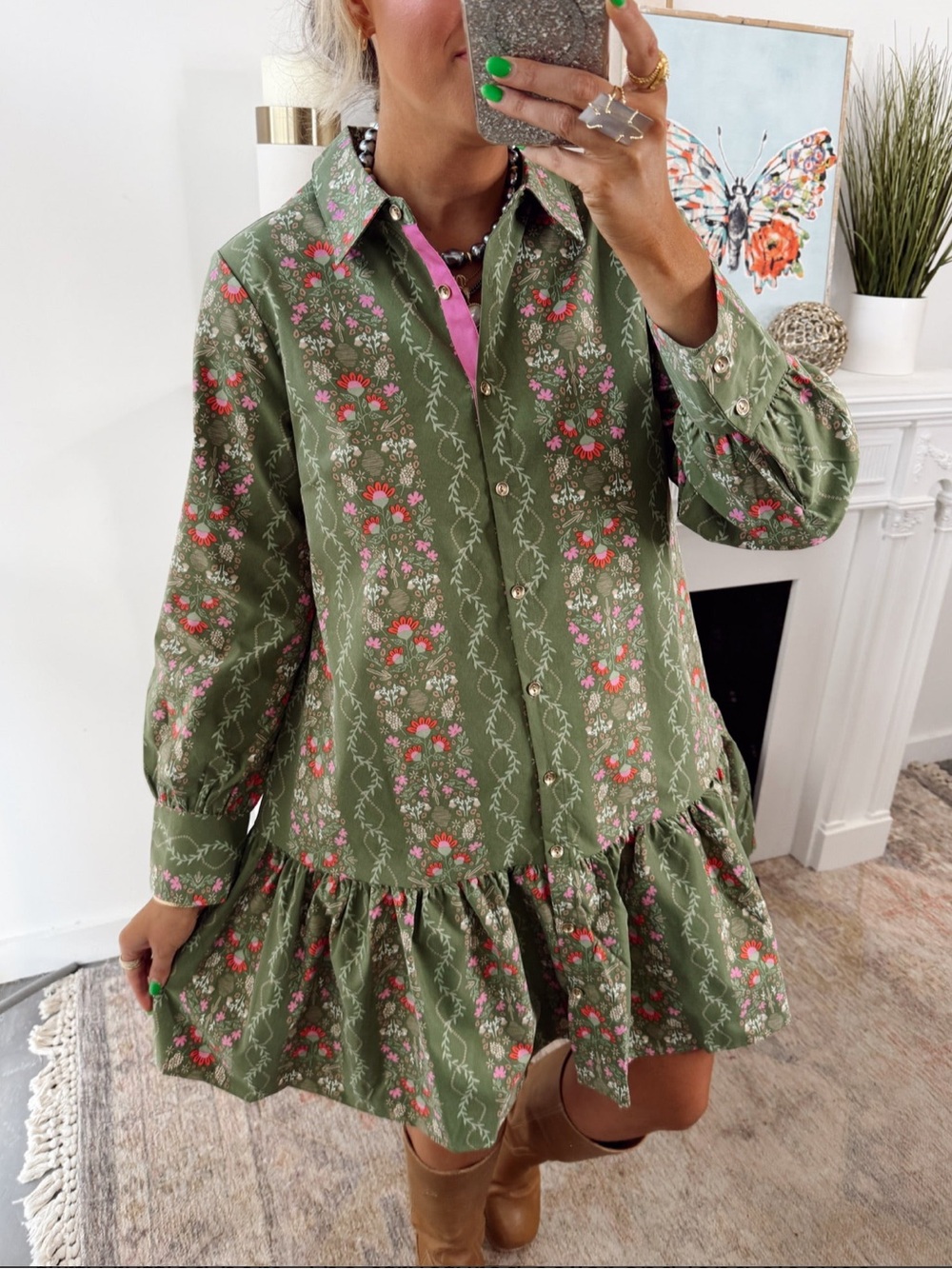 Mary Square Simple Ivy Lane Vineyard Fiona Dress